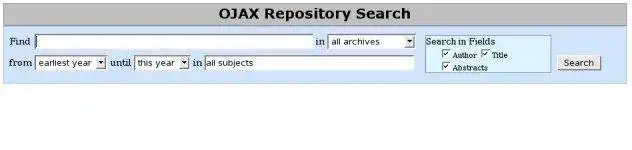 Download web tool or web app OJAX - Ajax powered metasearch service