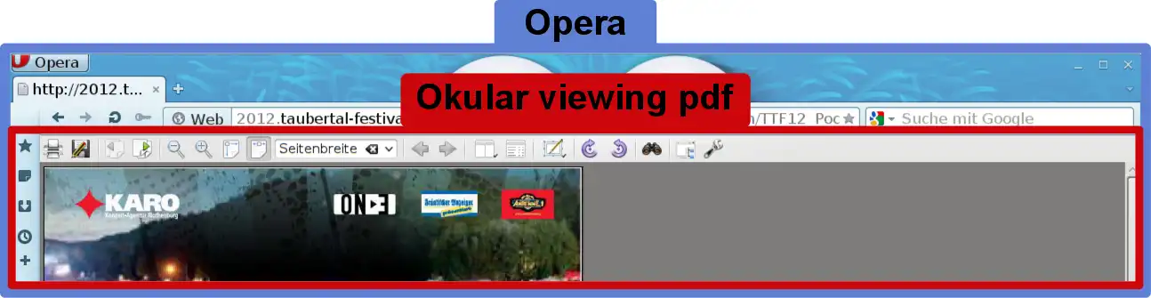 Download web tool or web app okularplugin