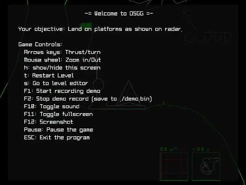 Download web tool or web app OldSkoolGravityGame to run in Windows online over Linux online