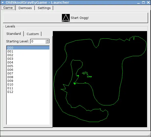 Laden Sie das Web-Tool oder die Web-App OldSkoolGravityGame herunter, um es unter Windows online über Linux online auszuführen