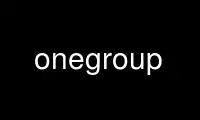 Run onegroup in OnWorks free hosting provider over Ubuntu Online, Fedora Online, Windows online emulator or MAC OS online emulator
