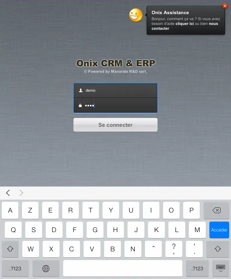 Download web tool or web app Onix ERP/CRM