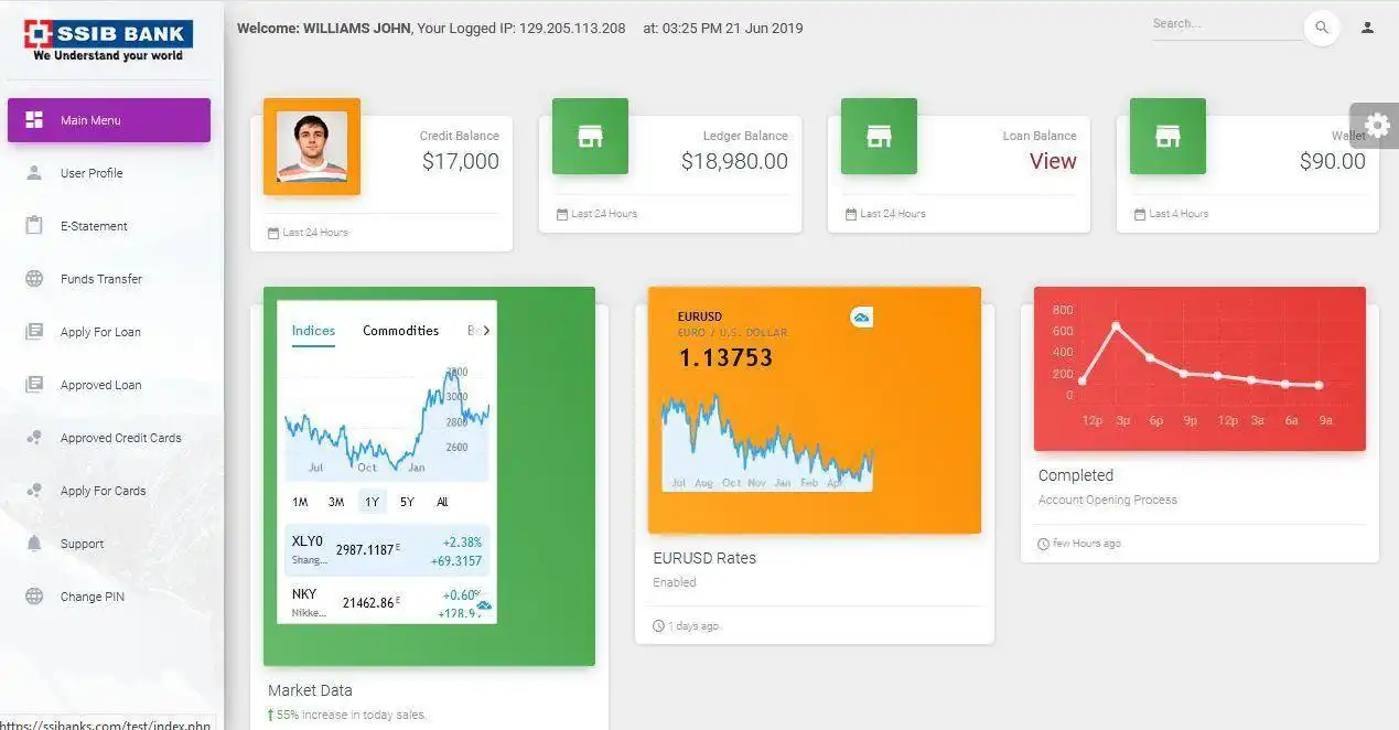 Muat turun alat web atau aplikasi web Skrip Perbankan Dalam Talian Muat Turun Percuma