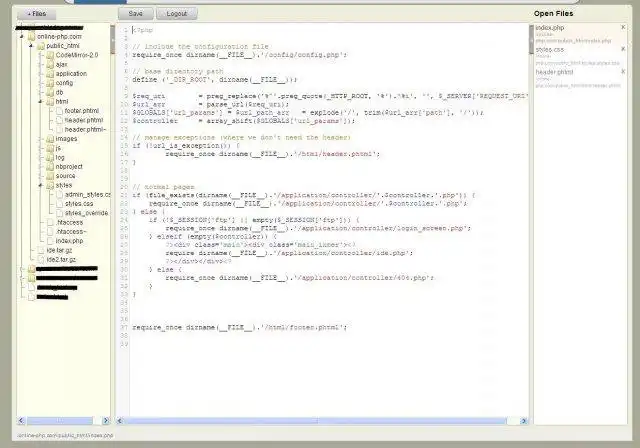 Scarica lo strumento web o l'app web IDE PHP online