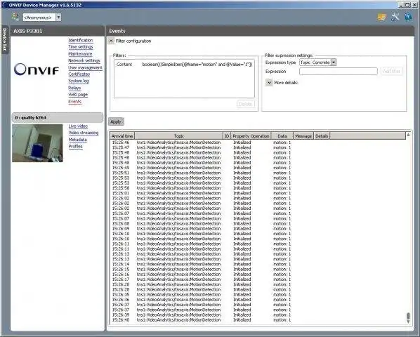 Mag-download ng web tool o web app na ONVIF Device Manager