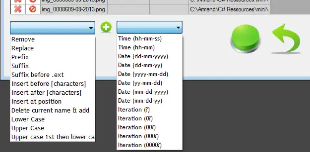 Download web tool or web app Ooii Files Renamer