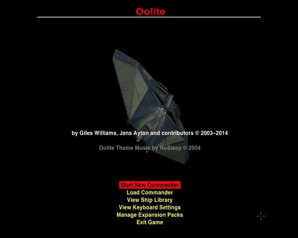 웹 도구 또는 웹 앱 Oolite를 다운로드하여 온라인에서 Linux 실행