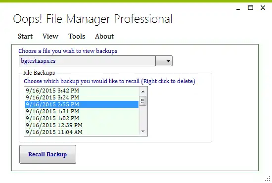 Download web tool or web app Oops File Manager