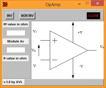 Téléchargez l'outil Web ou l'application Web OpAmp pour l'exécuter sous Windows en ligne sur Linux en ligne