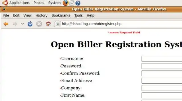 Загрузите веб-инструмент или веб-приложение Open Biller