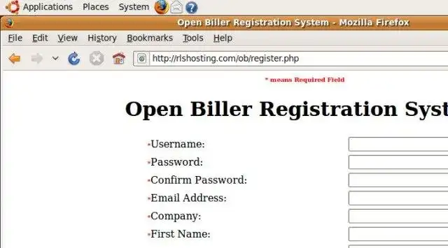 Web ツールまたは Web アプリをダウンロード Open Biller