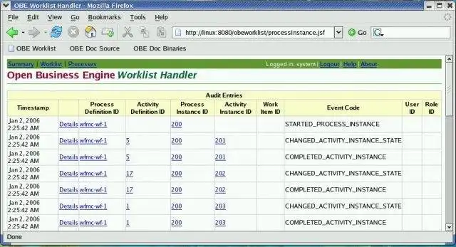 Web aracını veya web uygulamasını indirin Open Business Engine