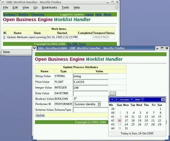 Download web tool or web app Open Business Engine