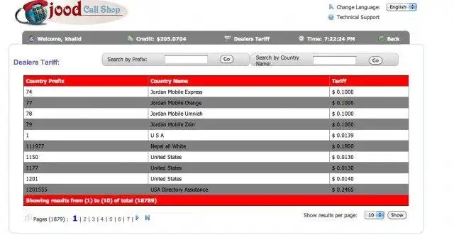 Download web tool or web app Open Callshop for VoipSwitch