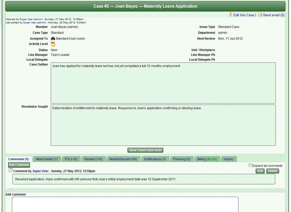 Tải xuống công cụ web hoặc ứng dụng web OpenCaseTracker