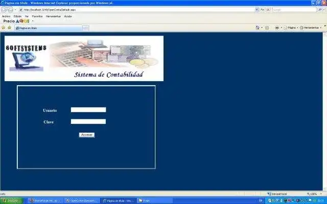 Download web tool or web app openConta