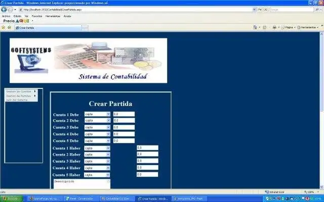 Download web tool or web app openConta