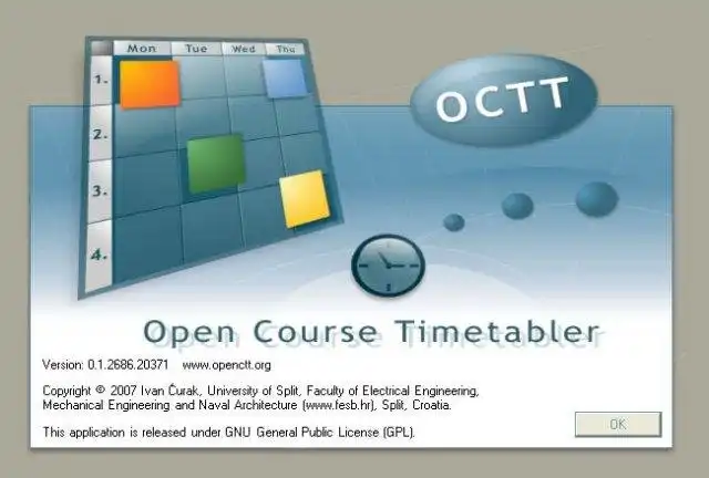 Télécharger l'outil Web ou l'application Web Open Course Timetabler