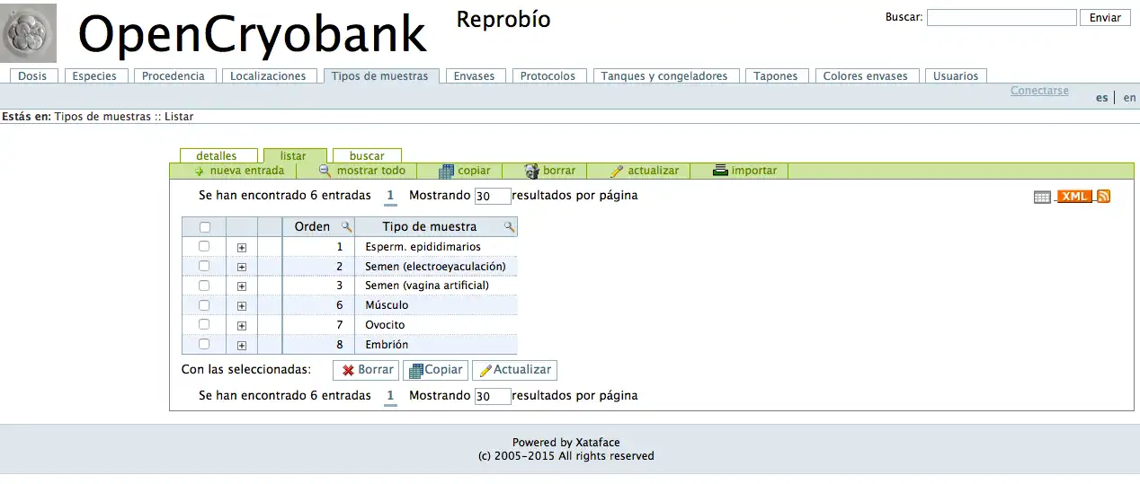 Scarica lo strumento web o l'app web OpenCryobank