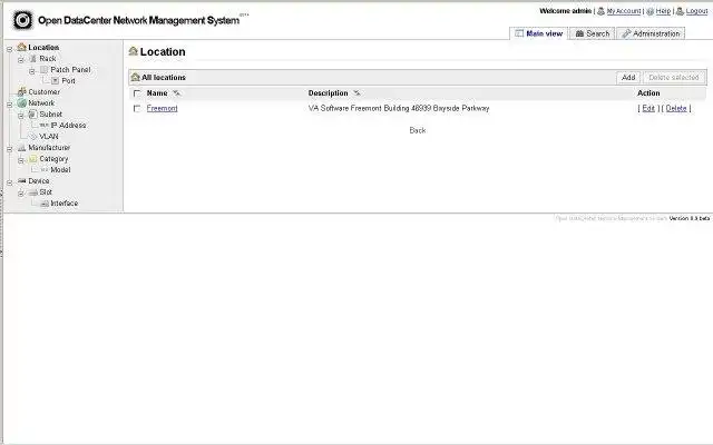 ডাউনলোড ওয়েব টুল বা ওয়েব অ্যাপ OpenDataCenter Network Management System