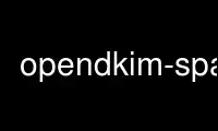 Run opendkim-spam in OnWorks free hosting provider over Ubuntu Online, Fedora Online, Windows online emulator or MAC OS online emulator