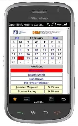 Download web tool or web app OpenEMR Mobile