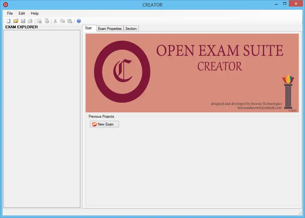 Download web tool or web app Open Exam Suite