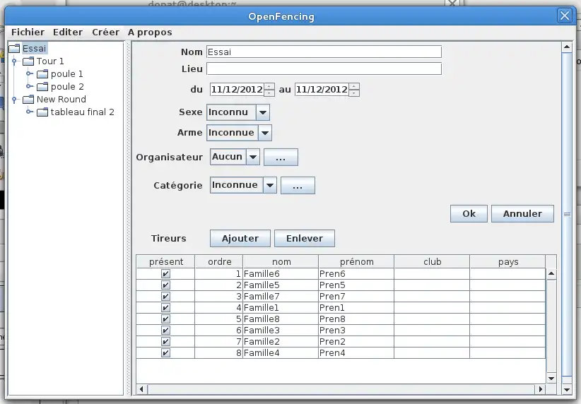 Download web tool or web app OpenFencing to run in Windows online over Linux online