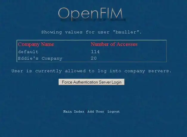 قم بتنزيل أداة الويب أو تطبيق الويب OpenFIM