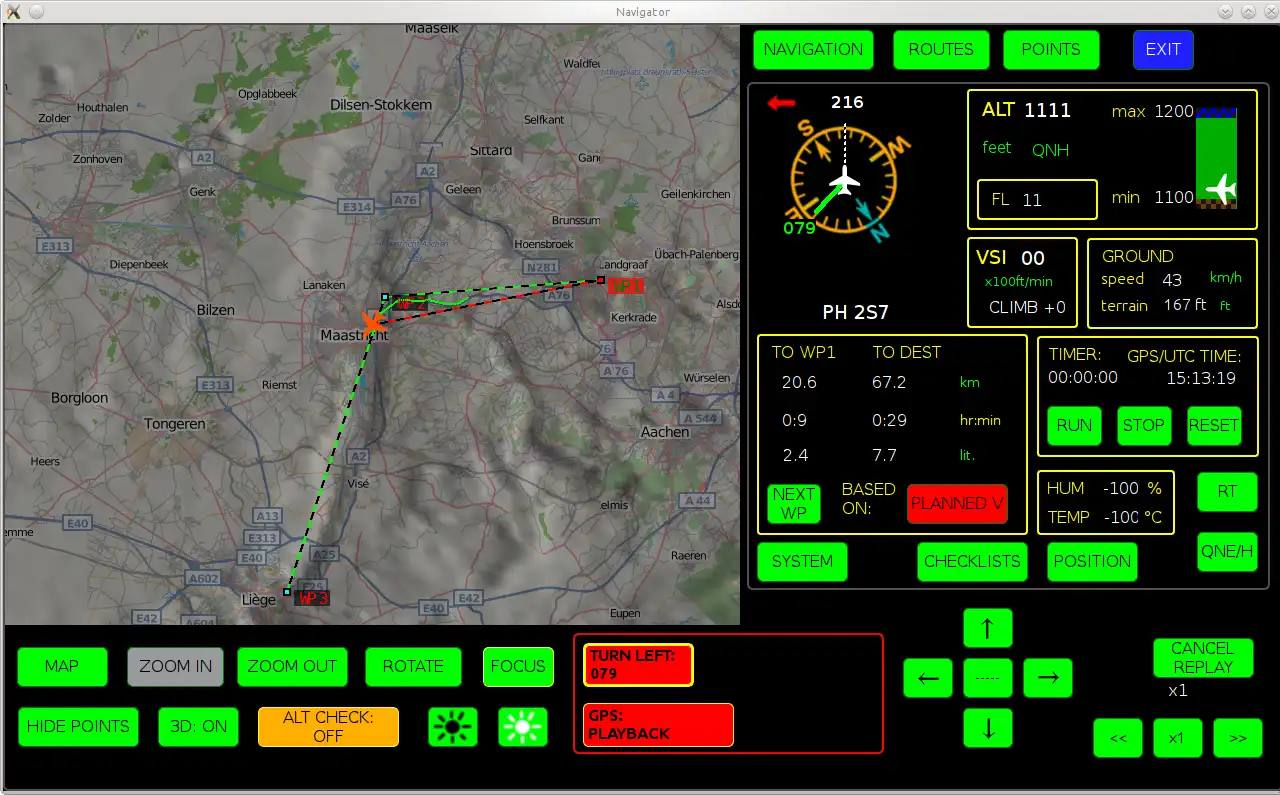 Laden Sie das Web-Tool oder die Web-App OpenFlightNav herunter