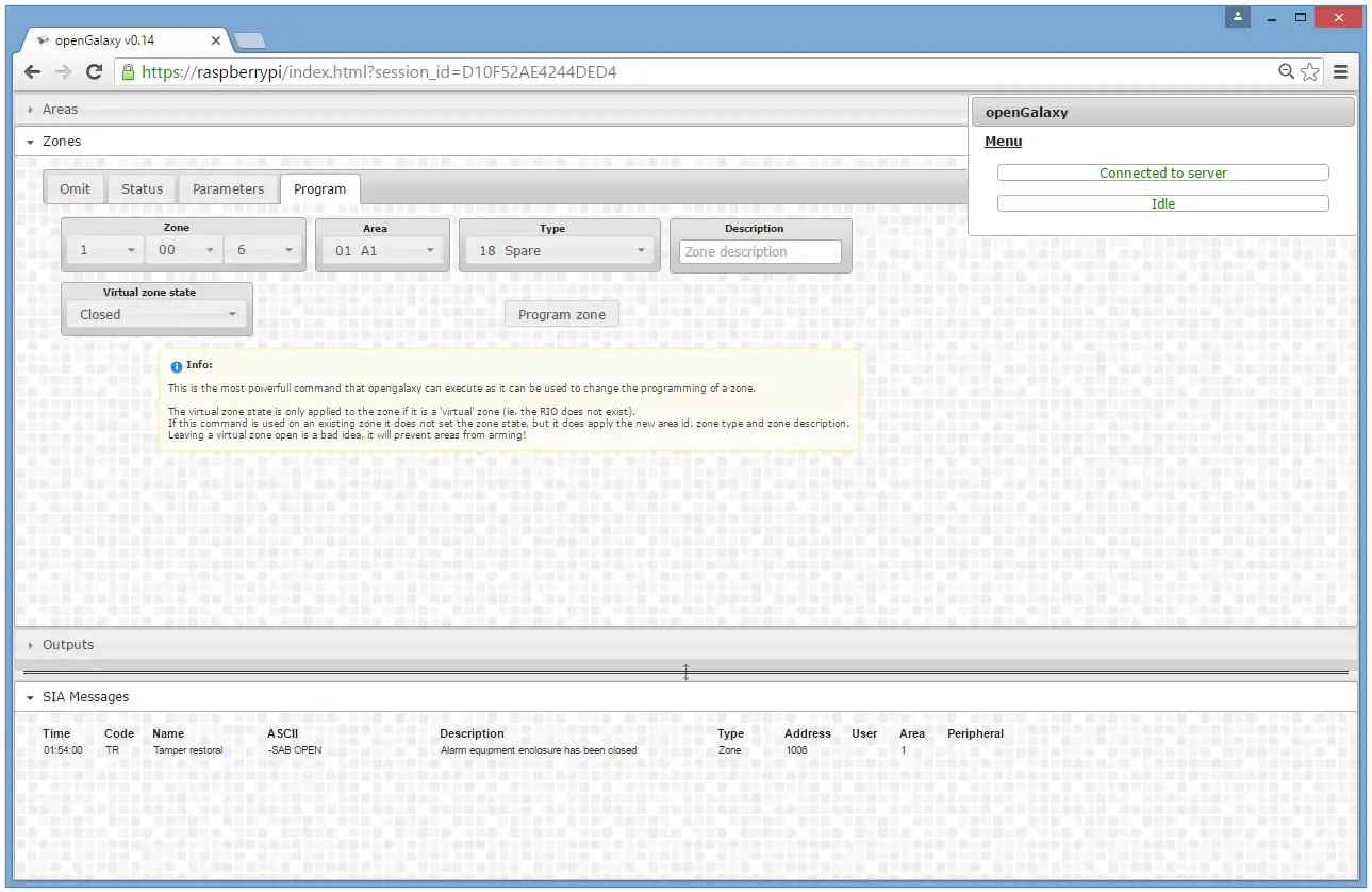 Descargue la herramienta web o la aplicación web openGalaxy