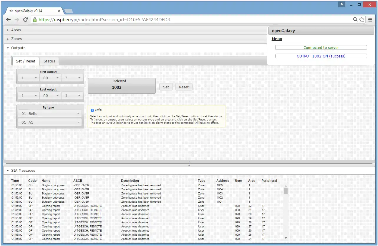 Download web tool or web app openGalaxy