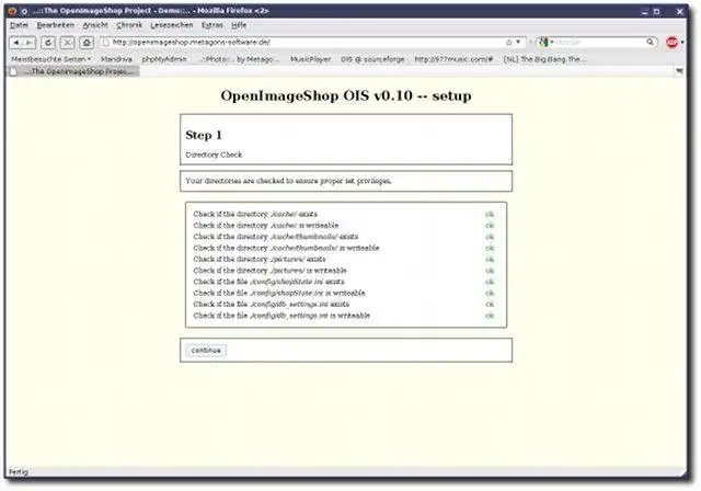 Download web tool or web app OpenImageShop - yet another webshop