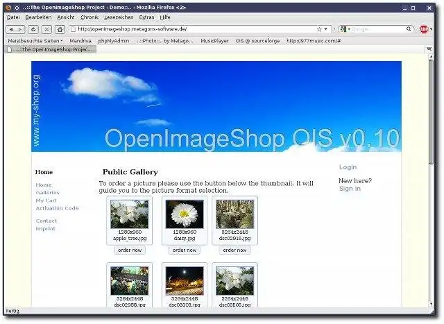 Descărcați instrumentul web sau aplicația web OpenImageShop - încă un magazin web