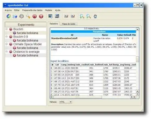 Descărcați instrumentul web sau aplicația web openModeller