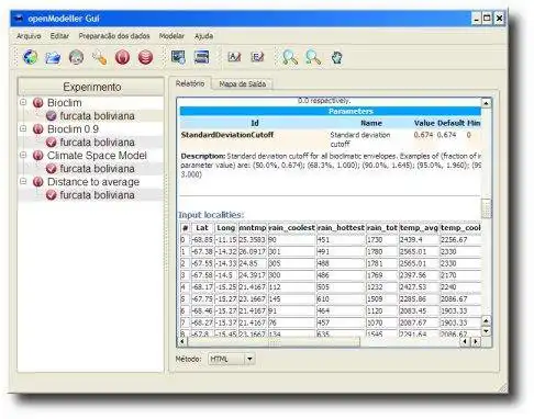 Download web tool or web app openModeller to run in Windows online over Linux online