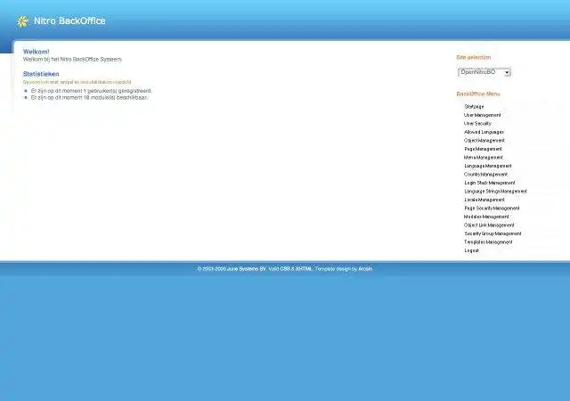 Download webtool of webapp OpenNitro