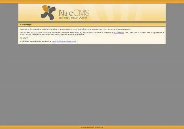 Unduh alat web atau aplikasi web OpenNitro