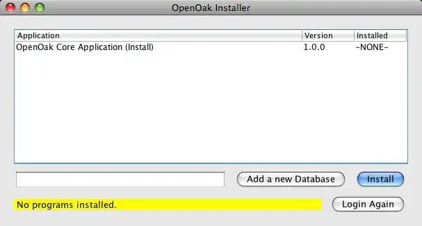 قم بتنزيل أداة الويب أو تطبيق الويب OpenOak Application Framework لجافا