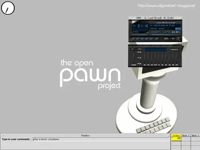 Baixe a ferramenta ou aplicativo da web Abra o Projeto Pawn para rodar no Linux online