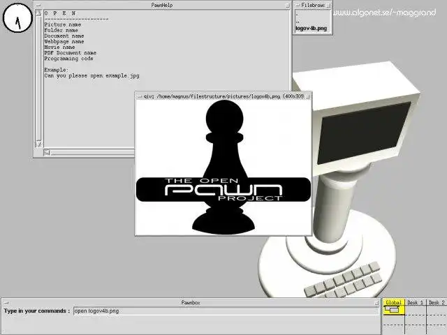 Download web tool or web app Open Pawn Project to run in Linux online