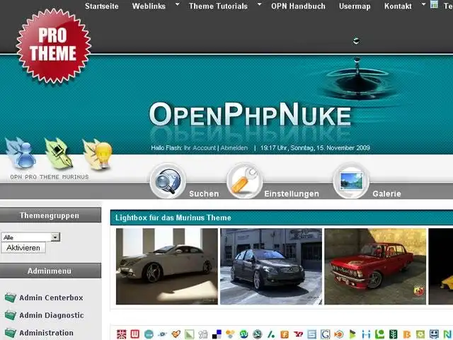 웹 도구 또는 웹 앱 openPHPnuke 다운로드