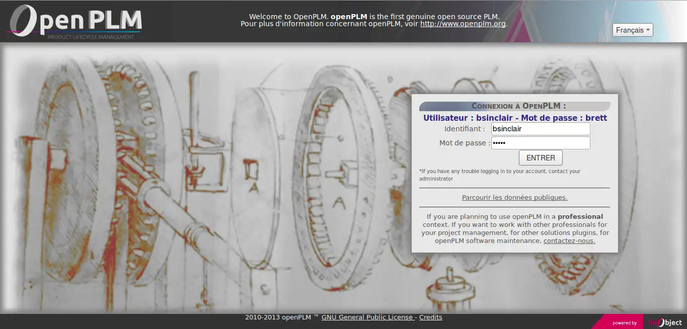 Download web tool or web app openPLM - open source PLM