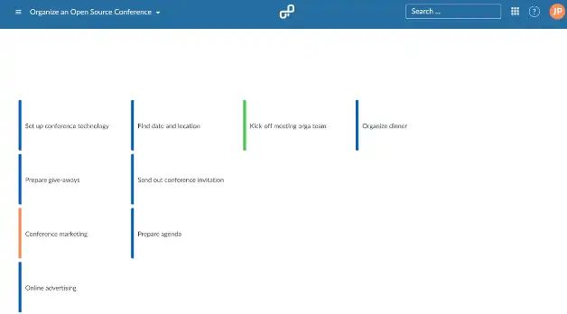 قم بتنزيل أداة الويب أو تطبيق الويب OpenProject