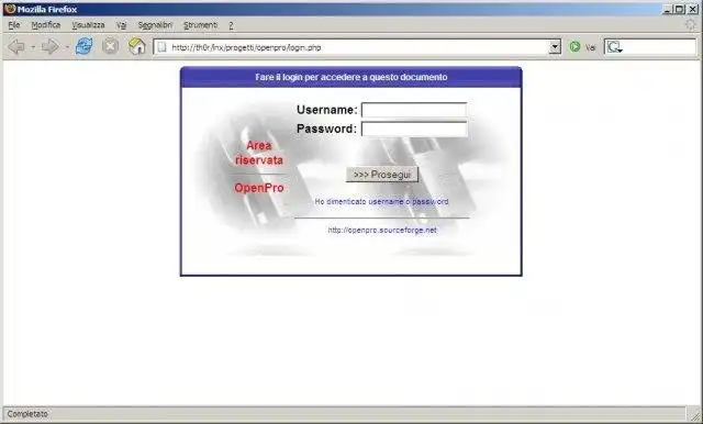 Download web tool or web app OpenPro