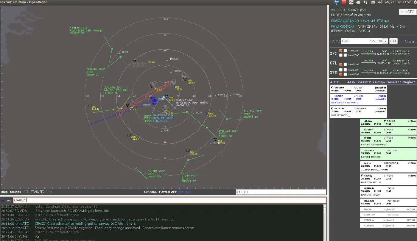Download web tool or web app OpenRadar to run in Windows online over Linux online