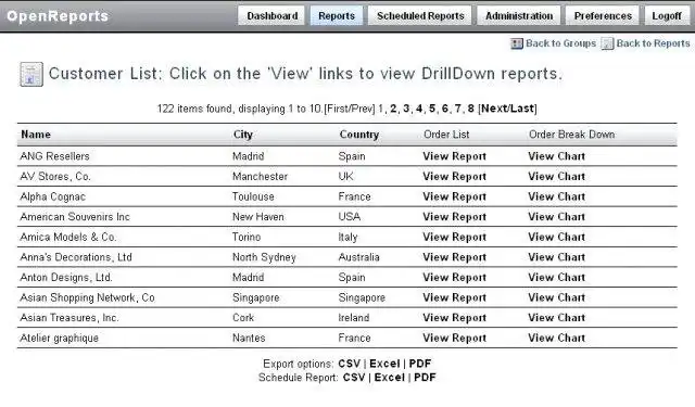 웹 도구 또는 웹 앱 OpenReports 다운로드