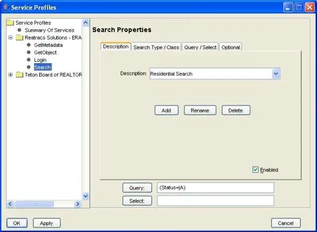 Download web tool or web app Open RETS Client