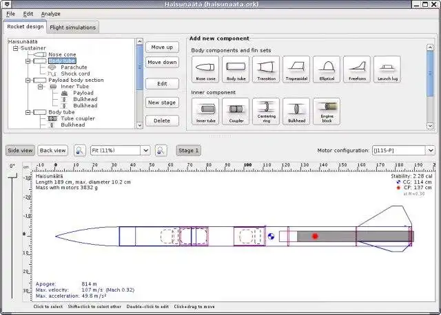 WebツールまたはWebアプリOpenRocketをダウンロードして、Linuxオンライン上でWindowsオンラインで実行します。