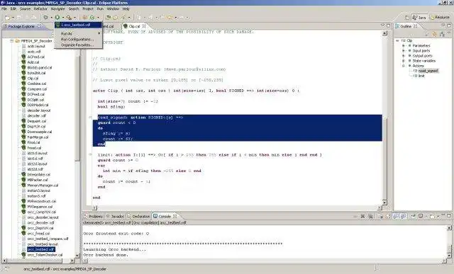 Download webtool of webapp Open RVC-CAL Compiler